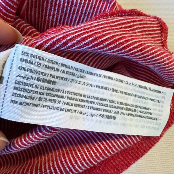 Hollister Thermal Pullover Mens Large Red - Picture 6 of 10